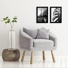 8X12 Siyah Resim Çerçevesi - Kırılmaz Camlı Kompozit Ahşap - Duvar ve Masa Üstü Için Yatay ve Dikey Biçimler (2'li Paket)