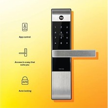 Prime YDM3109A Kartlı ve Şifreli Dijital Gömme Akıllı Kilit, Metal ve Ahşap Kapılar Için (Uygulaması ile Çalışır)