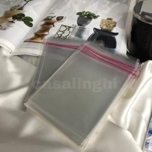 Prime Kendinden Yapışkanlı Jelatin Poşet Bantlı Şeffaf Opp Torba Paket 10X15 cm (Kapak Payı Dahil) - 50 Adet