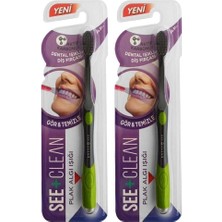 Teknollojia See+ Clean Dental Işıklı Diş Fırçası Yeşil 2li Paket