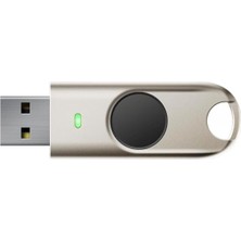 Prime Feıtıan Biopass K27 USB Güvenlik Anahtarı - Iki Faktörlü Kimlik Doğrulayıcı - Fıdo U2F + Fıdo2 ile Usb-A - Biyometrik Parmak Izi
