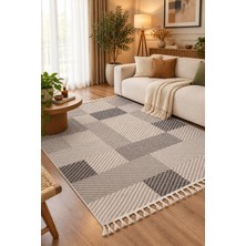 Melaris Halı Modern Bukle Halı Loop Dokuma Bukleli Oturma Odası Halısı Salon Mutfak Halısı