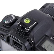 ve Slr Için Su Terazili Hot Shoe (Flaş Kızağı) Kapağı