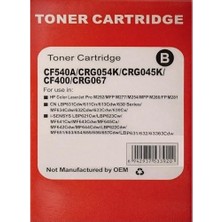 Prime Hp CF540A (203A) ve CRG-054, CRG-067 Uyumlu Muadil Toner, Yüksek Baskı Kalitesi, Uzun Ömürlü, Çipli, Lazer Yazıcı Kartuşu, Ofis Ev Okul Için, Profesyonel Kalite (Siyah)