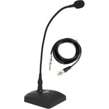 Prime L-380 Profesyonel Masa Mikrofon (Işıklı Kürsü Mikrofon)