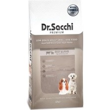 Teknollojia Dr.sacchi Düşük Tahıllı Sığır Etli ve Kuzu Etli Mini Irk Yetişkin Köpek Maması 12 kg