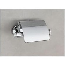 Prime Flexu Kapaklı Tuvalet Kağıtlığı Krom Renk 85X88X158 mm