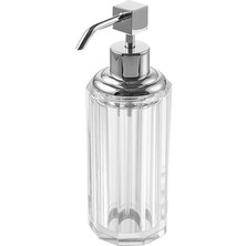 Prime Cyrstal Accessory Soap Dispenser Transparent-Chrome 80 ml Gümüş Tek Ebat BA2048 006 C1-Cr