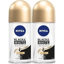 Prime Kadın Roll On Deodorant & Invisible Ipeksi PÜRÜZSÜZLÜK,48SAAT Koruma 50MLX2