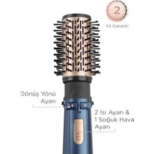 Prime Babyliss Hava Üflemeli Döner Başlıklı Saç Şekillendirici Set Stylepro, 1000W, 4 Başlık, Iyon Teknolojisi, AS965E