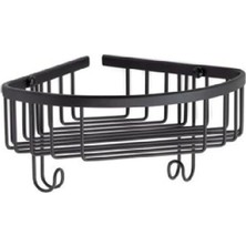 Prime Banyo Duş Raf Sistemi Siyah Renk 127X196X250 mm