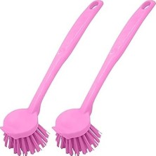 Prime Lavabo Temizleme Fırçası, 2 Adet (Pembe)