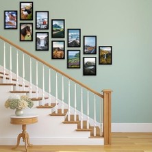 Prime 8X12 Picture Frame With Polished Plexiglass - Set Of 12 - - Picture Frames With Engineered - Frame For Tabletop And Display -