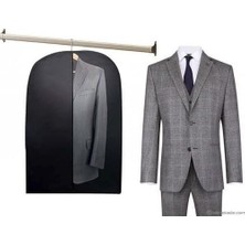 Prime Fermuarlı Elbise Kılıfı, Takım Elbise ve Ceket Koruyucu Saklama Çantası, Siyah (2)