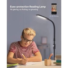 Prime Aukey Modern Iç Mekan Aydınlatma Göz Yormayan LED Ayaklı Lamba 5 Kademeli Ayarlanabilir Parlaklık Için Modern Lambası Salon Oturma Odası Koltuk Ucu Lamba Ayakta Duran Işık,