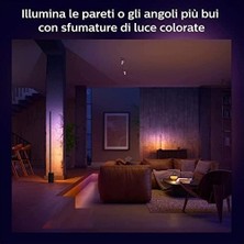Prime Hue Gradient Signe Akıllı LED Zemin Işığı, Lambader, Siyah