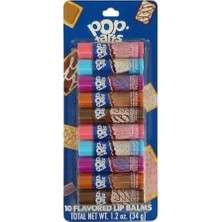 Prime Taste Beauty Pop Tarts Lip Balm Dudak Balsamı Çeşit Paketi 10 Adet