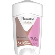 Prime Rexona Clinical Protection Kadın Stick Deodorant Confidence 45 ml (3 Paketi)
