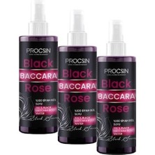 Prime Procsin BACCARA%100 Siyah Gül Suyu 200 ml (3 Paketi)