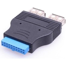 Prime 2449 19 Pin 2xusb 3.0 To 9 Pin USB 2.0 Çevirici Dönüştürücü Adaptör
