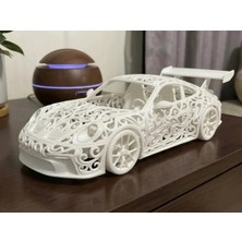 Koleksiyonluk Porsche 992 Gt3 Voronoi Dekoratif Araba