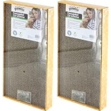 Prime Pawise Karton Kedi Tırmalama Dikdörtgen 48 cm (2 Paketi)