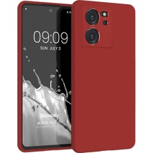 Prime Silicone Mi 13T Için Kılıf Kırmızı [mi 13T ile Uyumlu Kılıf - Kırmızı]