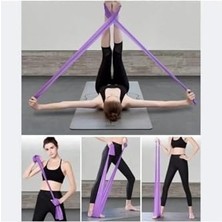 Karok Ticaret Pilates Direnç Lastiği – 90X7,5 cm Farklı Dirençlerde Pilates Bandı Seti 1 Adet