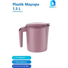 Dolphfin Plastik Maşrapa 1,5 L Çok Renkli