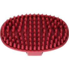 Prime Le Salon Essentials Kauçuk Bakım Fırçası, Döngü Saplı, Kırmızı