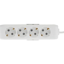 Multi-Let 4lü Topraklı Kablolu Ç.k 2mt Priz