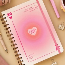 Store 2026-2027 A5 Spiralli Renkli Akademik Ajanda 16 Aylık Motivasyon Sayfalı - Aura Kart