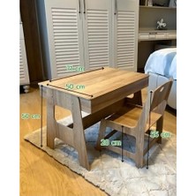 Prime Arion Kids Mdf Çocuk Aktivite Masası, Açılabilir Kapaklı, Ergonomik Tasarım, 1 ve 1 Masa, 35X55X30 Cm, 2 Renk Seçeneği