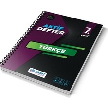 TeknoKapsül Yanıt Yayınları 7. Sınıf Aktif Defter Türkçe