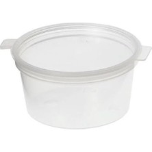 Prime Spelt 30CC Sert Plastik Mini Kavanoz Eşya Kabı Kapaklı Küçük Ürün Kutusu Sos Kabı 50'li