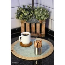 Prime 10'lu Stick Şekerlik 6.5 cm | 304 Paslanmaz Çelik Yuvarlak Stik Şekerlik | Çubuk Poşet Şekerlik