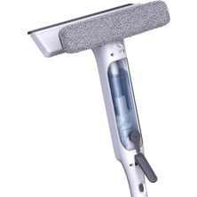 Store Spreyli Temiz Su Hazneli ve Kirli Su Hazneli Mikrofiber Cam Silme Mopu, Netsil Sprey Mop Max 150 Cm. Alüminyum Teleskopik Saplı Cam Temizleme Seti F420, Çok Fonksiyonlu Temizlik Aparatı