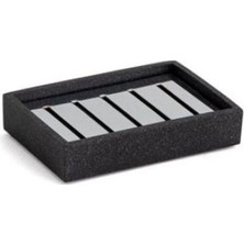 Prime Katı Sabunluk Siyah/krom Renk 26X80X115 mm