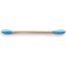 The Humble Co. - Humble Brush Swabs - Blue, Bambu Kulak Çubuğu Mavi, Çevre Dostu Pamuklu Kulak Çubukları, Plastik Içermeyen Ambalaj, Doğal Renkli Pamuktan Kulak Çubukları