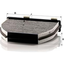 Prime Mann-Fılter Cuk 29 005 Karbonlu Kabin Filtresi (-Benz)