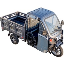 Rebat SU68000 1500W 72V 58AH Kabinli Elektrikli Yük Taşıma Motosikleti