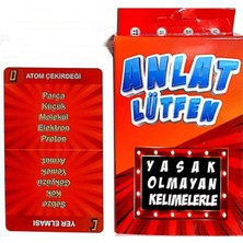 Prime Anlat Lütfen Yasaklı Kelime Anlatma Oyunu Karları 55 Çift Yönlü Kart