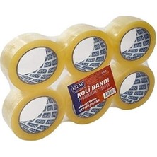 Prime Bant Koli Şeffaf 45CMX100M 6 Lı Paket