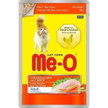 Prime Me-O Tavuk ile Pirinç ve Havuçlu, 80 gr Tekli Paket