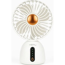 Prime HP-F07 USB Şarjlı Sessiz Masaüstü Mini Fan 360 Derece Ayarlanabilir Gövde Vantilatör