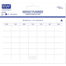 Prime Yapışkanlı Not Kağıdı Weekly - Haftalık Plan 140X100 30 Yp 8680454936487