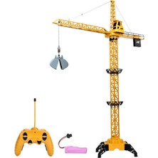 Prime Giffy / Oyuncak 128 cm Dev Boy Uzaktan Kumandalı Tam Otomatik Gövdesi ve Halatı Hareketli Şarjlı Kule Vinç