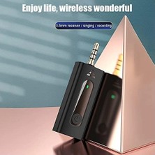 Prime Kablosuz Mikrofon Tekli Yaka Mikrofonu 3.5mm Aux Girişli Sokak Müzisyenleri Amfi Hoparlör Bilgisayar Youtuber Tablet Tak Çalıştır (Telefon Desteklemez) K35