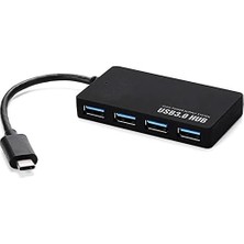 Prime Type-C To 4 Port USB 3.0 Hub Ince Tasarım 5gbps Yüksek Hızlı Super Speed Type-C Çıkışlı USB 3.0 Girişli Çoklayıcı Çoğaltıcı Çevirici Adaptör