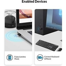 Prime Auelek Bluetooth Adaptör USB 5.0, Mini Kablosuz Dongle Desteği Pc Laptop Windows 10/8/7 Sistem Bluetooth Kulaklık, Klavye, Fare, Hoparlör, Xbox Oyun Kontrolörü Için Siyah (Gereken Sürücü)